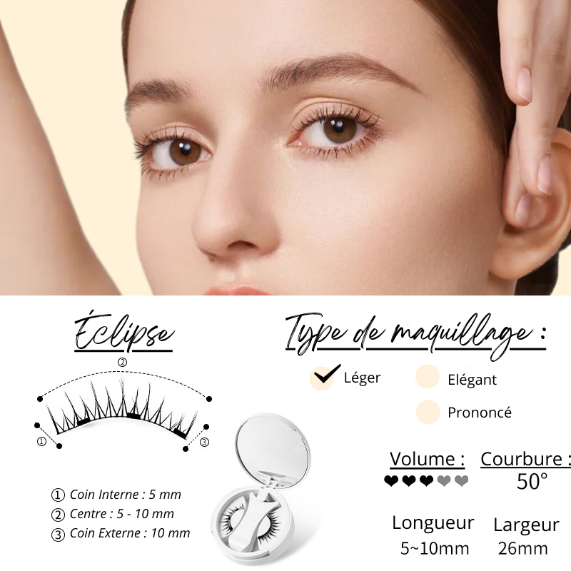 Faux Cils Magnétiques - sans colle
