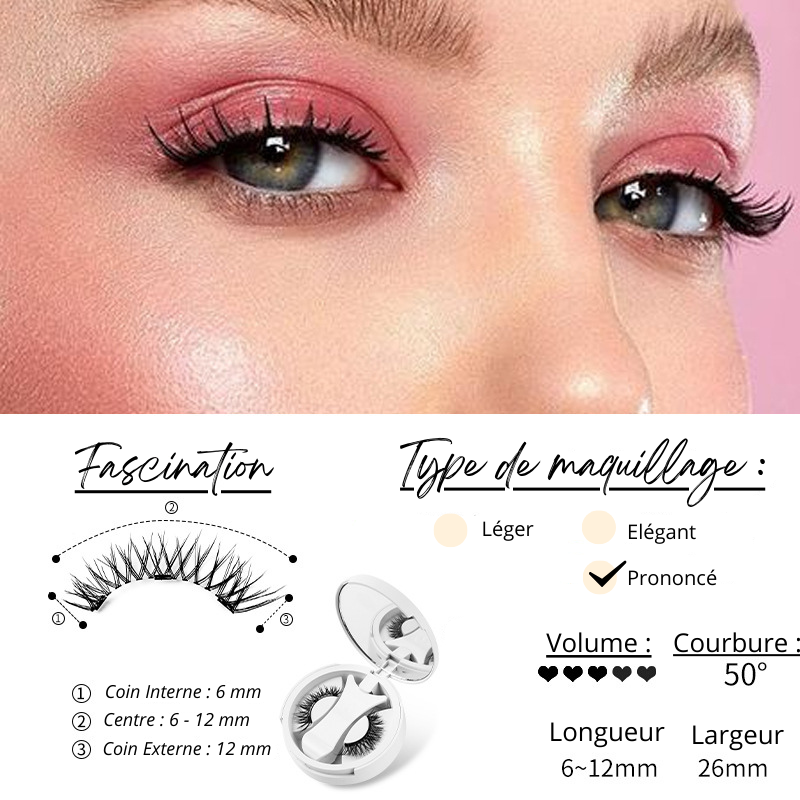 Faux Cils Magnétiques - sans colle