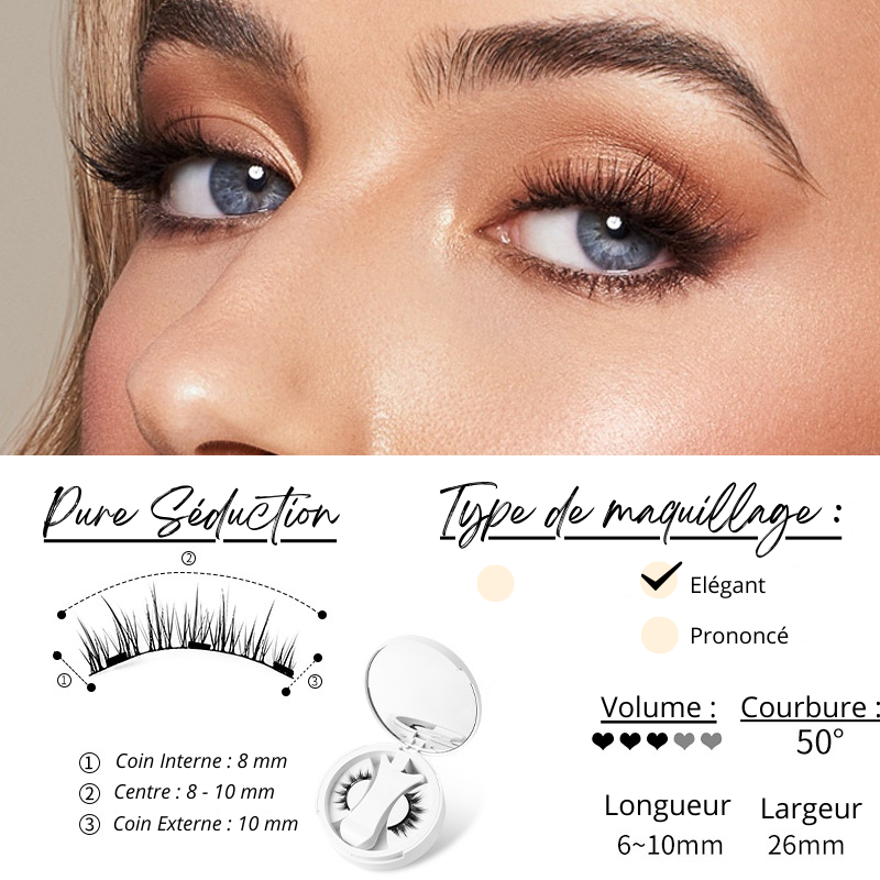 Faux Cils Magnétiques - sans colle