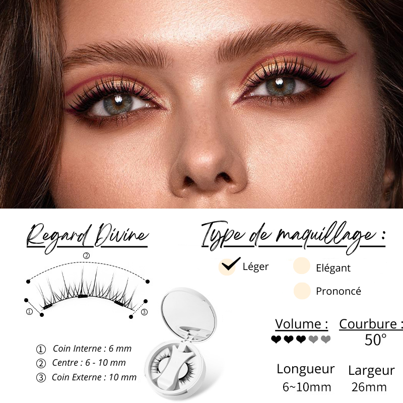 Faux Cils Magnétiques - sans colle