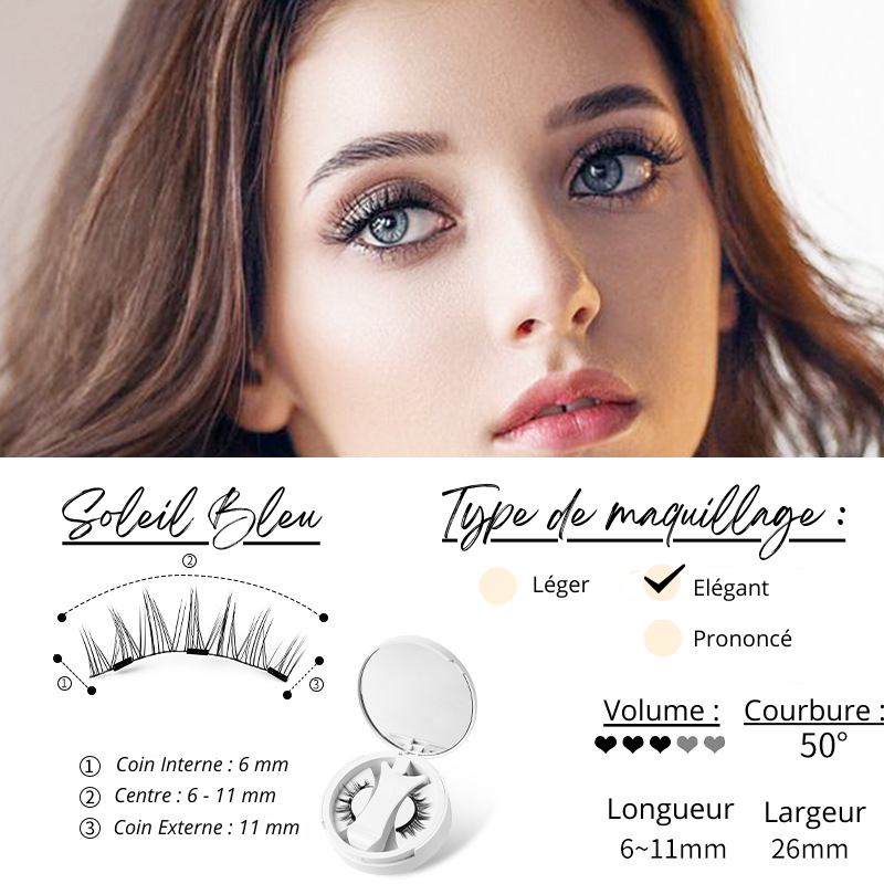 Faux Cils Magnétiques - sans colle