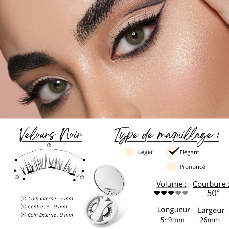 Faux Cils Magnétiques - sans colle